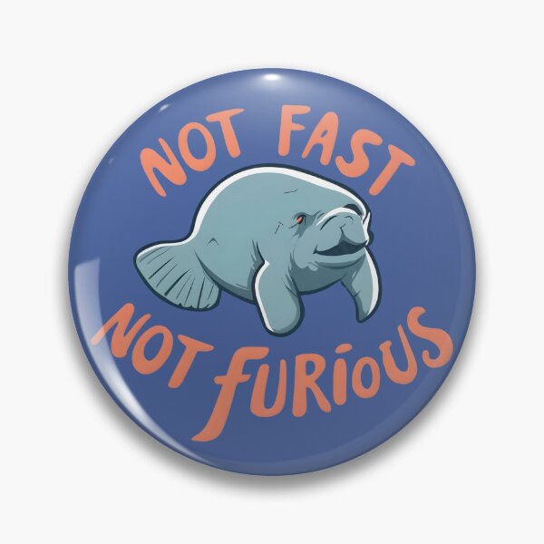 Item preview, Not Fast Not Furious: Celebrate the Grace of Manatees designed and sold by SandbarTees.