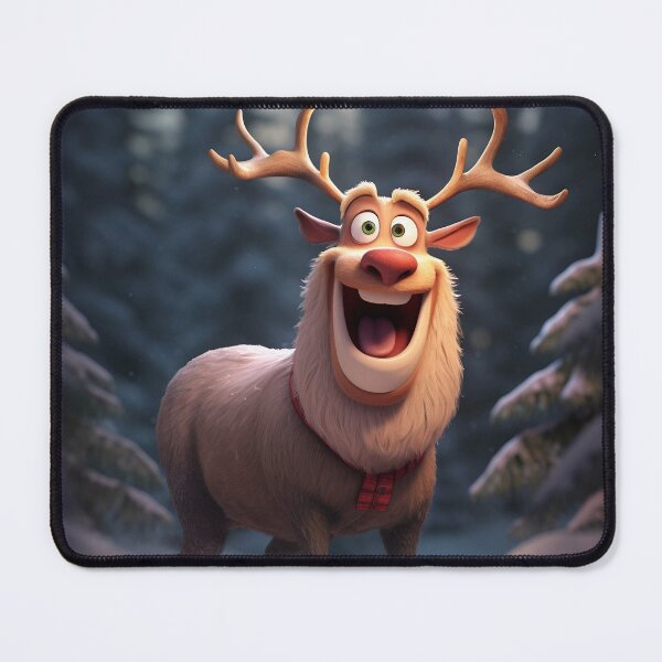 Item preview, Reindeer Standing in a Snow Covered Forest designed and sold by dcrc.