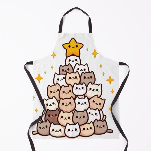 Item preview, Meow-gical Christmas: The Cat Tree Illuminated by the Star of Cuteness designed and sold by masquetea.
