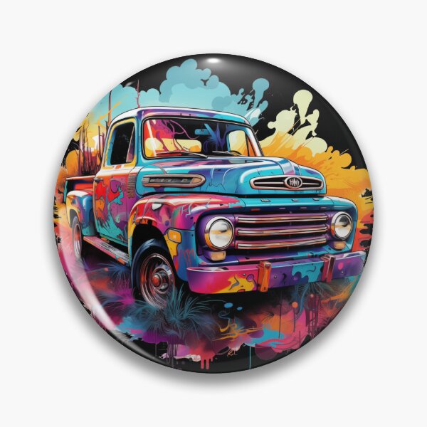 Item preview, Chromatic Reverberations: Artistic Pick-Up Truck 2 designed and sold by GrungeGarage.