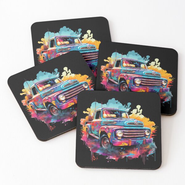 Item preview, Chromatic Reverberations: Artistic Pick-Up Truck 2 designed and sold by GrungeGarage.