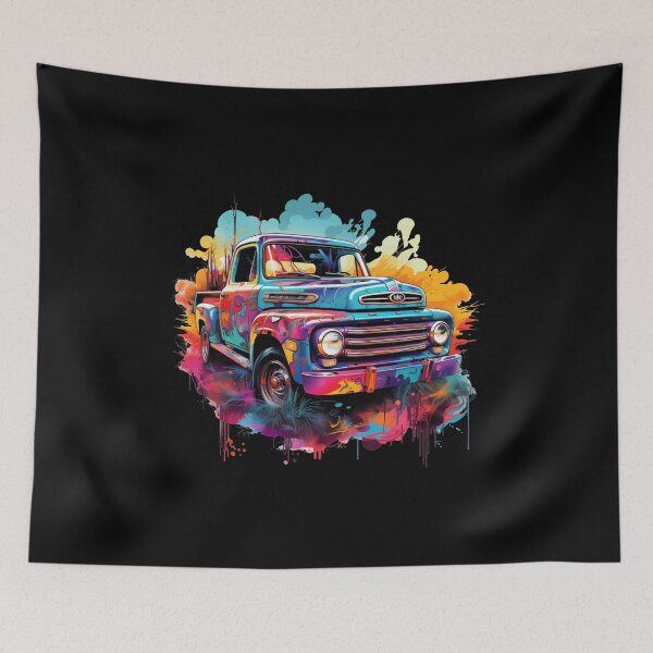 Item preview, Chromatic Reverberations: Artistic Pick-Up Truck 2 designed and sold by GrungeGarage.