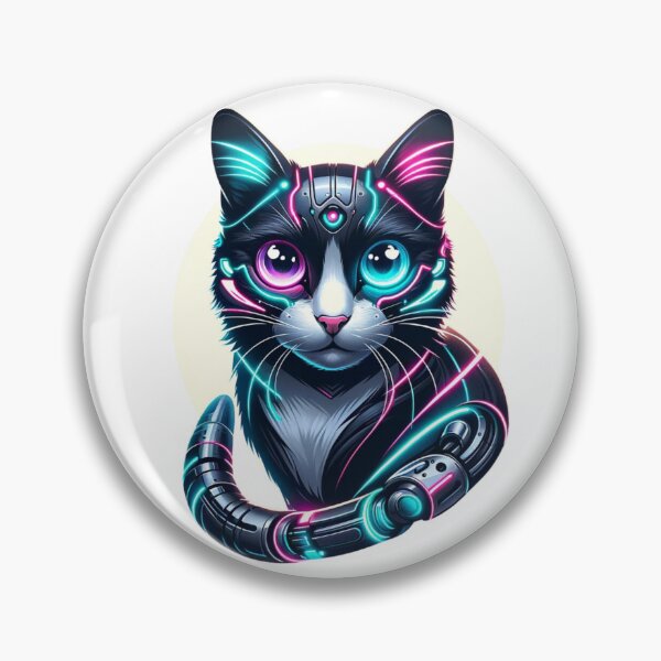 Artikelvorschau, Alley Avenger – Cyber Cat entworfen und verkauft von MrAI-Store.