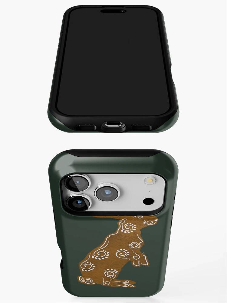 Thumbnail 3 of 4, iPhone Case, Gingerbread Rabbit designed and sold by StudioHK.