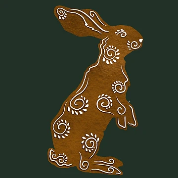 Artwork thumbnail, Gingerbread Rabbit by StudioHK
