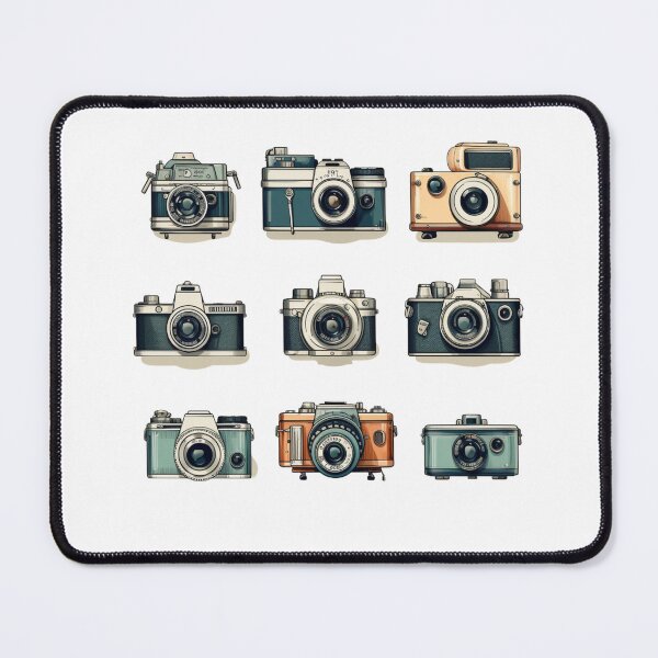 Item preview, Vintage Camera Collage designed and sold by Creation Artful.