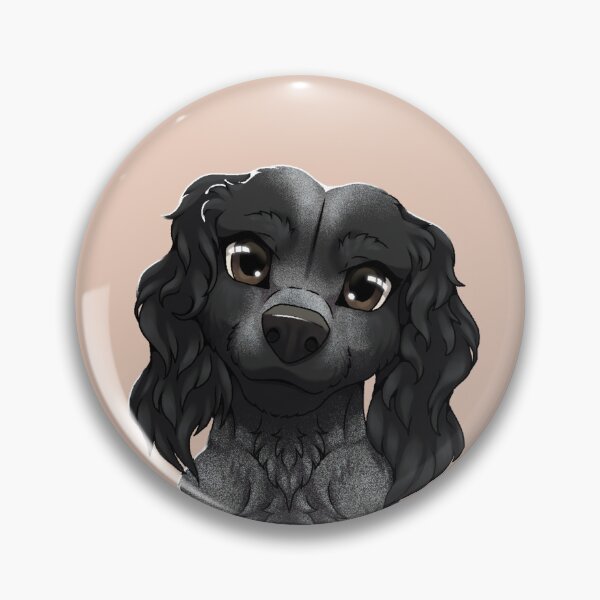 Item preview, Blue Roan Cocker Spaniel Cute Puppy designed and sold by Bamsdrawz.