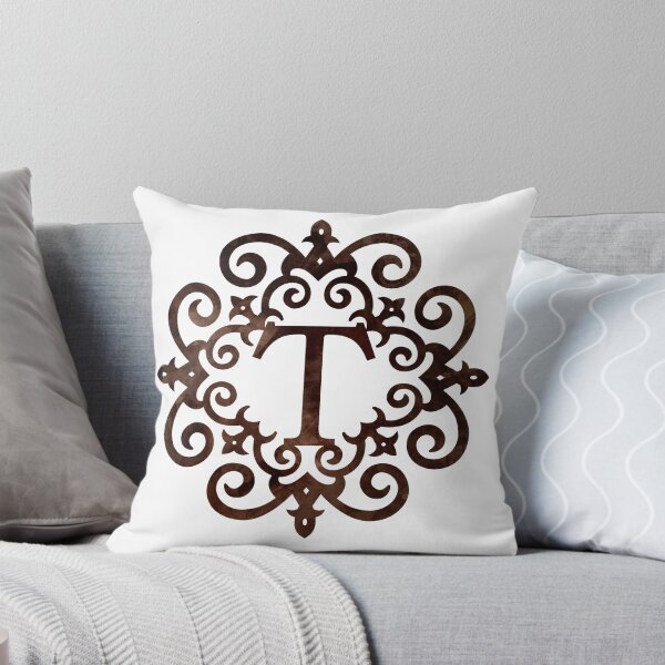 Item preview, Monogram T Rustic Gothic Motif designed and sold by simplymonogram.