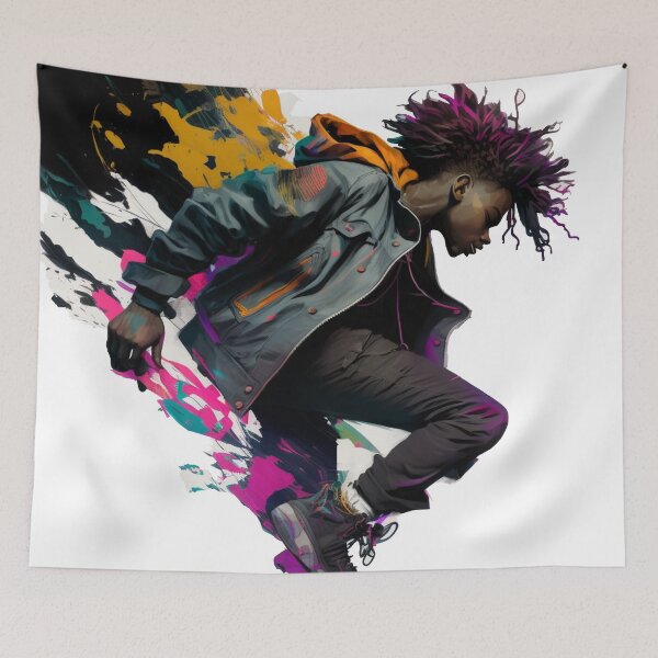 Item preview, Black Anime Boy, Color Splash designed and sold by asaroberson.