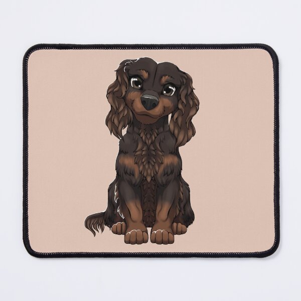 Item preview, Liver and Tan Cocker Spaniel Cute Puppy designed and sold by Bamsdrawz.