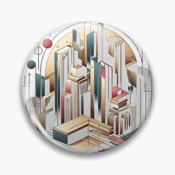 Item preview, Geometric Metropolis: Abstract Urban Symphony designed and sold by SimplicityPro.