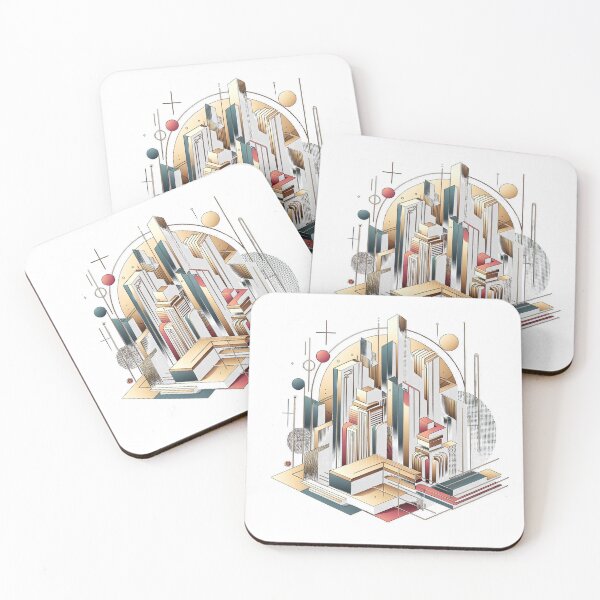 Item preview, Geometric Metropolis: Abstract Urban Symphony designed and sold by SimplicityPro.