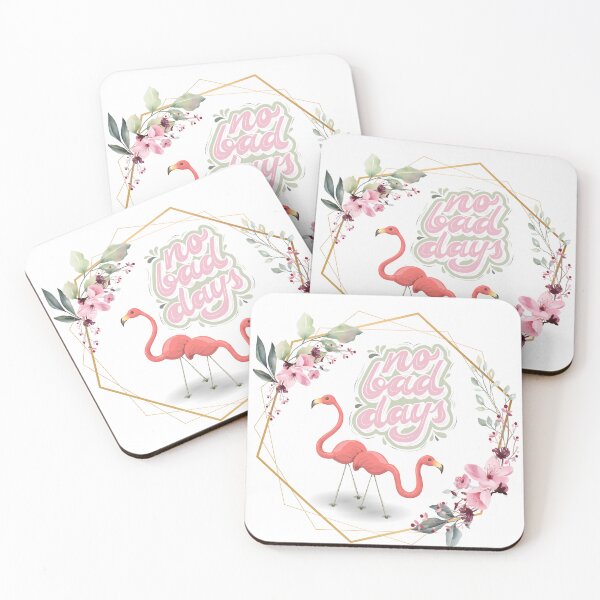 Item preview, No Bad Days (Flamingos) designed and sold by ami.creations.