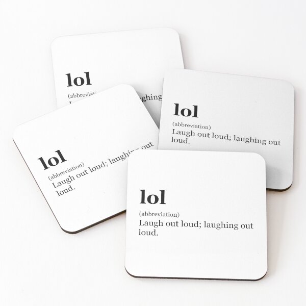 Item preview, lol (LOL) - Dictionary definition Design (Original) designed and sold by marina ralston.