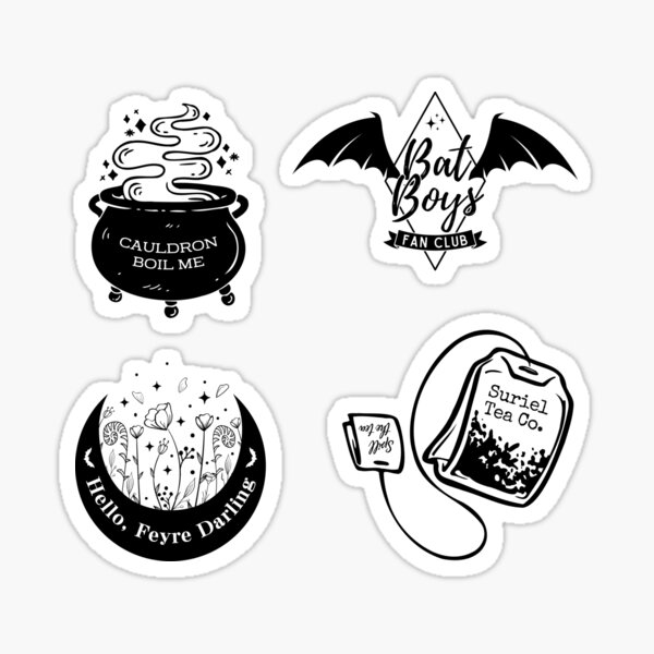 acotar Bookish 4 Book Pack Book Set Sticker for Sale by StickyBook