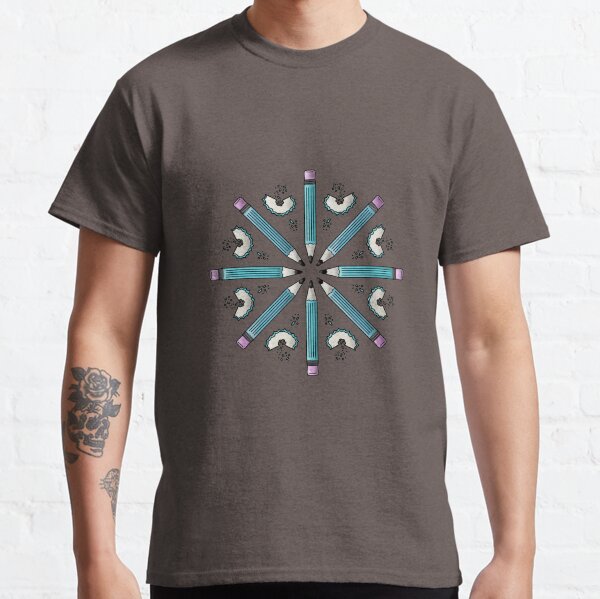 Cercle de crayons à papier T-shirt classique