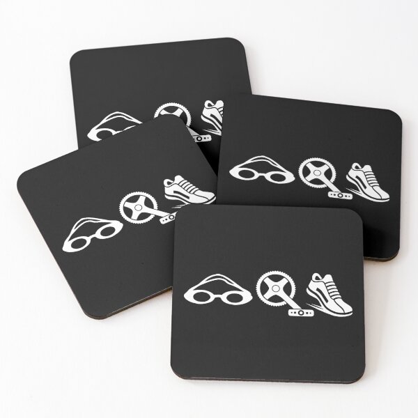 Item preview, Triathlon swim bike run icons triathlete  designed and sold by portrait4you.