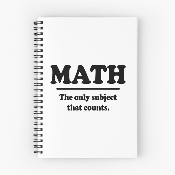 Item preview, Math The Only Subject That Counts designed and sold by ScienceCorner.