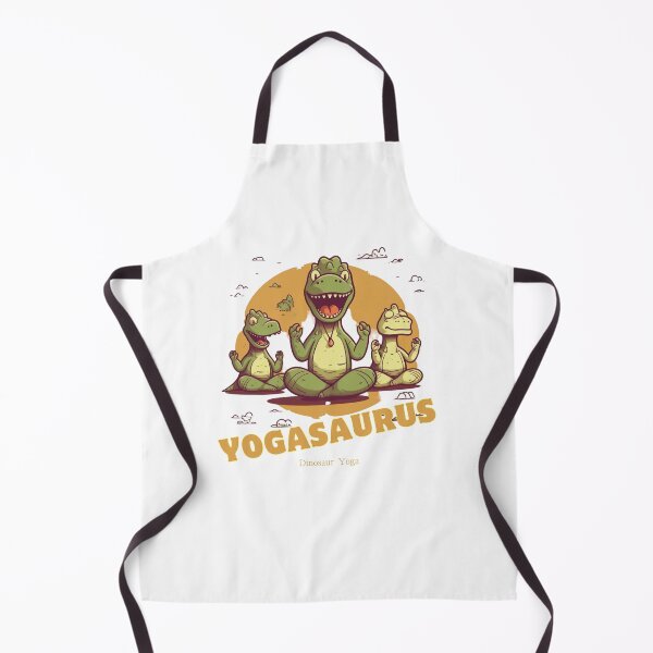 Item preview, Yogasaurus Dinosaur yoga woman t-shirt designed and sold by Artonello.