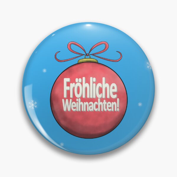 Item preview, fröhliche weihnachten weihnachtskugel designed and sold by ZiphGames.