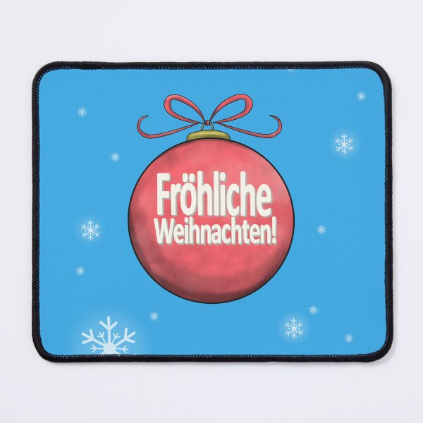 Item preview, fröhliche weihnachten weihnachtskugel designed and sold by ZiphGames.