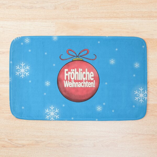 Item preview, fröhliche weihnachten weihnachtskugel designed and sold by ZiphGames.