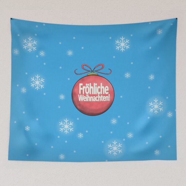 Item preview, fröhliche weihnachten weihnachtskugel designed and sold by ZiphGames.