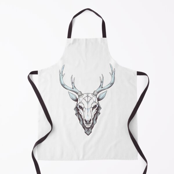 Item preview, Hand Drawn Geometric Deer Head with Antlers designed and sold by meganohm.