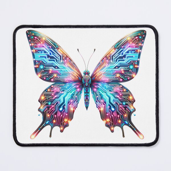 Item preview, Garden Lumina - Cyber Butterfly designed and sold by MrAI-Store.