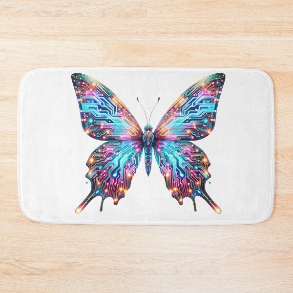 Item preview, Garden Lumina - Cyber Butterfly designed and sold by MrAI-Store.