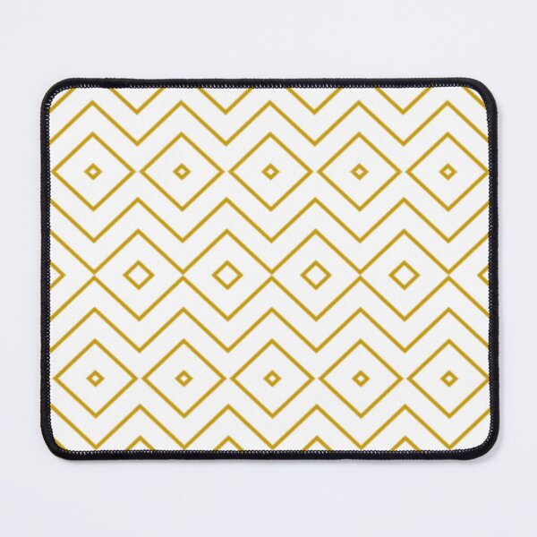 Item preview, Zigzag and checkered pattern in mustard color designed and sold by Mario-Martinez.