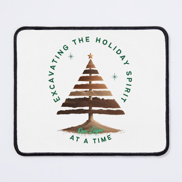 Item preview, Christmas archeology -Christmas digging "Excavating the holiday spirit one layer at a time" designed and sold by Carola-art.