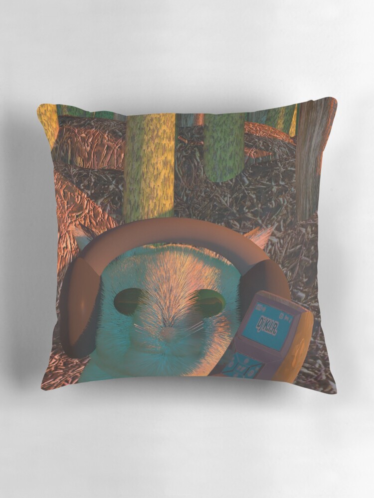 Thumbnail 3 of 4, Pillow, Wild Life designed and sold by dj-KIR.