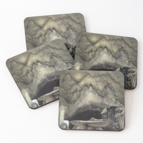 Item preview, The Boy and the Trolls, or the Adventure - John Bauer designed and sold by forgottenbeauty.