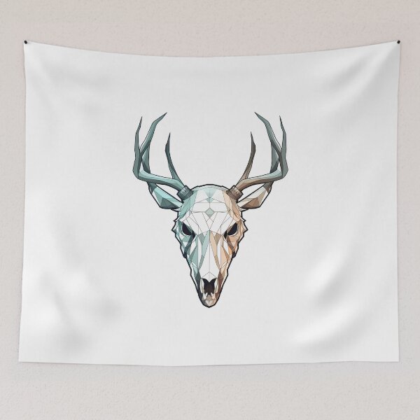 Item preview, Geometric Deer Skull Design designed and sold by meganohm.