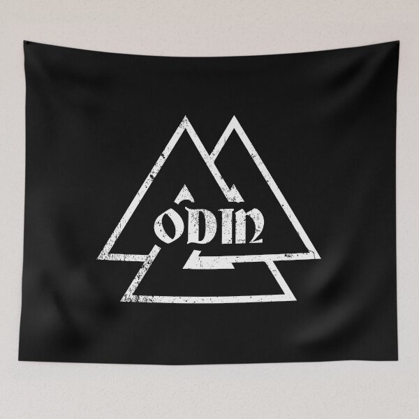 Item preview, Odin Wodan Valknut Symbol Viking Norse Valhalla Edda Ragnar Shirt designed and sold by stearman.