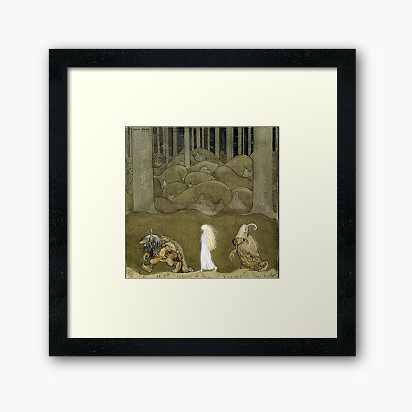 Item preview, The Princess and the Trolls - John Bauer designed and sold by forgottenbeauty.