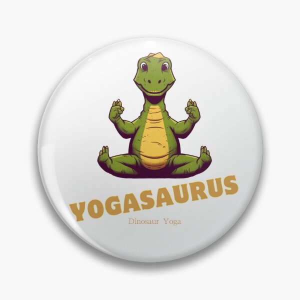 Item preview, Yogasaurus, dinosaur yoga t-shirt for woman designed and sold by Artonello.