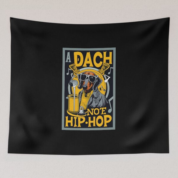 Item preview, Hip-Hop Dach 1/4 designed and sold by DachshundsOnRB.