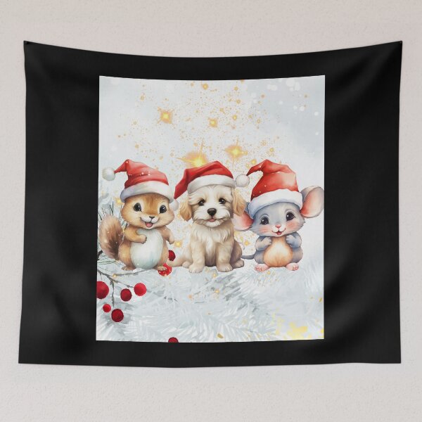 Item preview, Cute Animals, Funny Animars Christmas designed and sold by MyIdeas82.