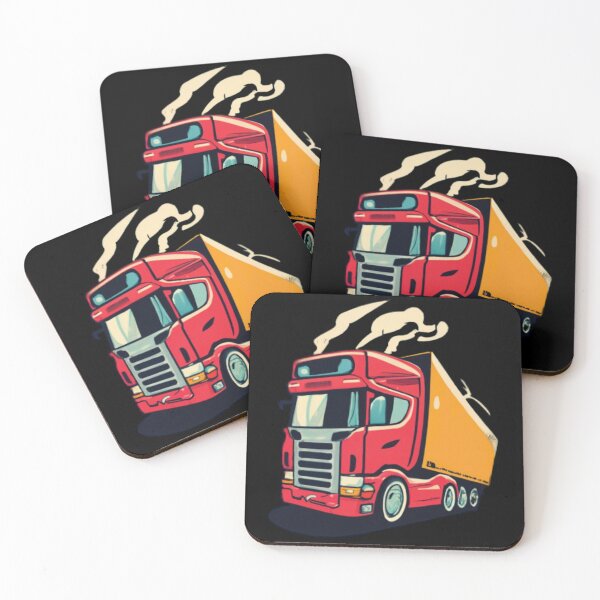 Item preview, Vabis V8 Euro Truck Fan Art designed and sold by TruckerPLShop.