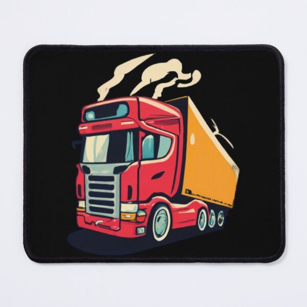 Item preview, Vabis V8 Euro Truck Fan Art designed and sold by TruckerPLShop.