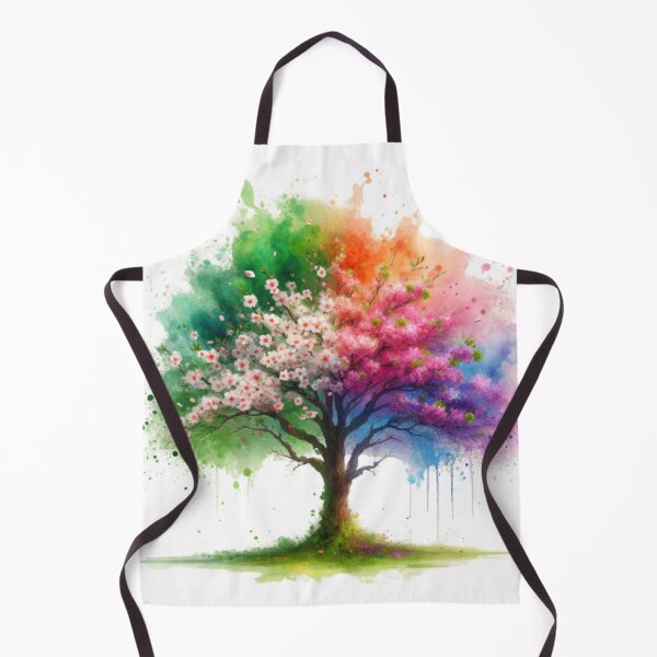 Item preview, Spring Splendor: A Watercolor Tree Announces Summer designed and sold by masquetea.