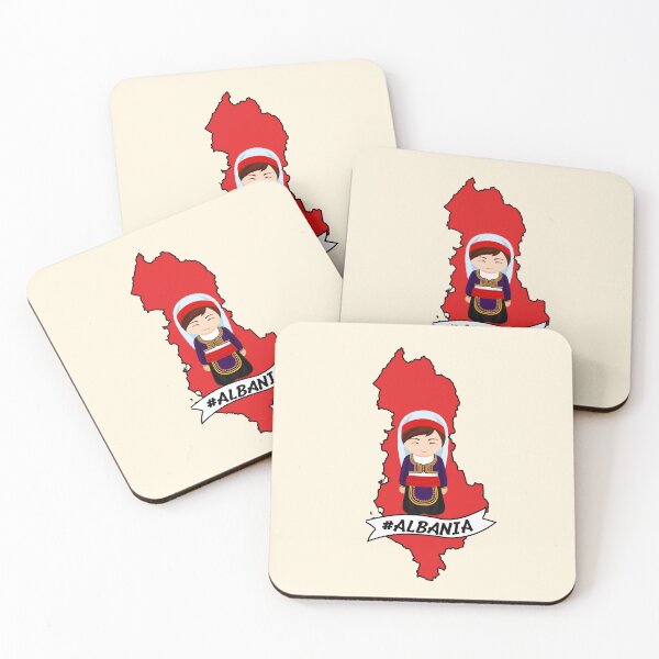 Item preview, Albania Flag Map (Girl)  designed and sold by Stefan Z..