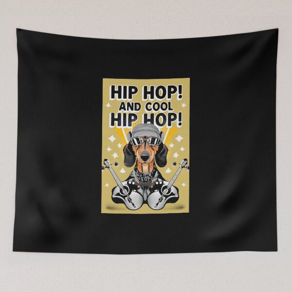 Item preview, Hip-Hop Dach 3/4 designed and sold by DachshundsOnRB.