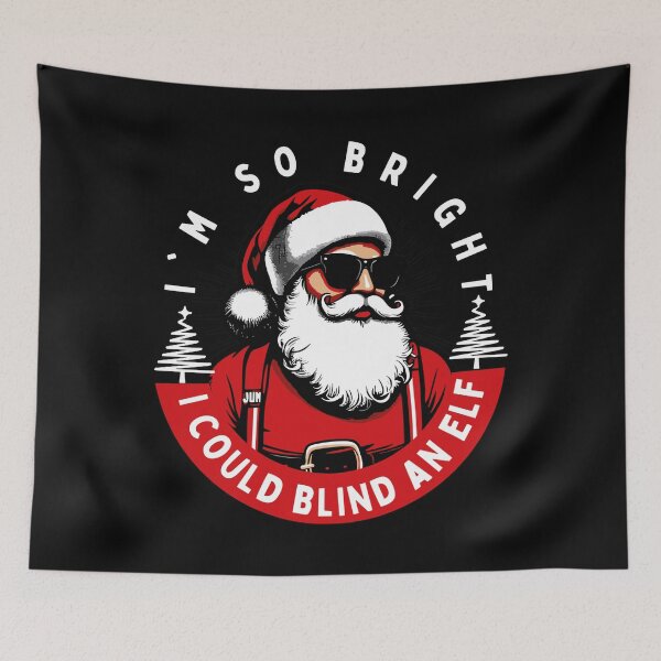 Item preview, Santa Claus in sunglasses: You can't see that bright! designed and sold by yensyriv.