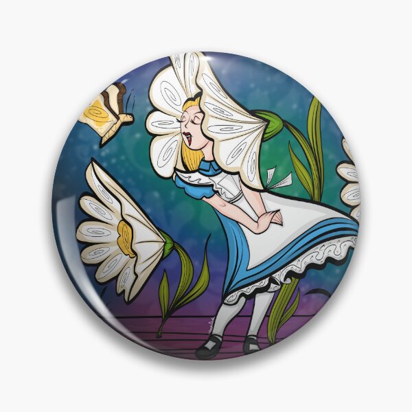 Item preview, Golden Afternoon Alice In Wonderland Art inspired by Mary Blair  designed and sold by Art In The Garage.