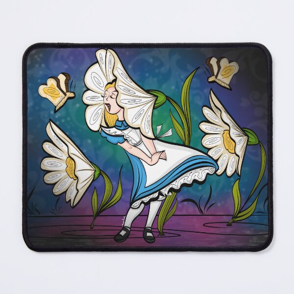 Item preview, Golden Afternoon Alice In Wonderland Art inspired by Mary Blair  designed and sold by Art In The Garage.
