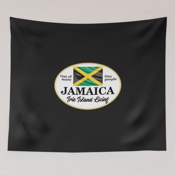 Item preview, Jamaica Irie island living Flag of  Jamaica designed and sold by obedtheartist.