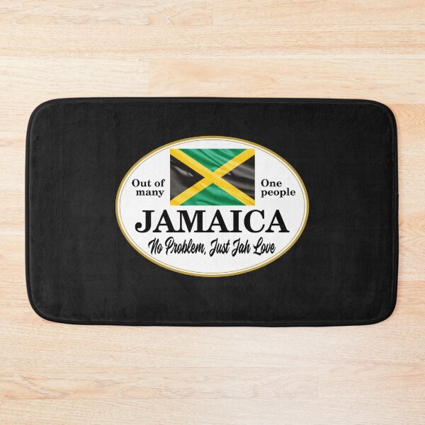Item preview, Jamaica No Problem, Just Jah Love  Flag of  Jamaica designed and sold by obedtheartist.